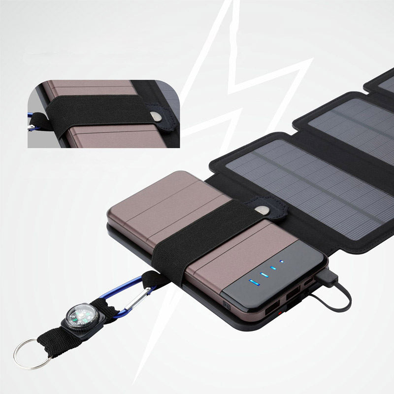 Solar Mobile Power Outdoor Mobile Phone Charger Direct Charging Waterproof Portable Solar Power Bank Bag